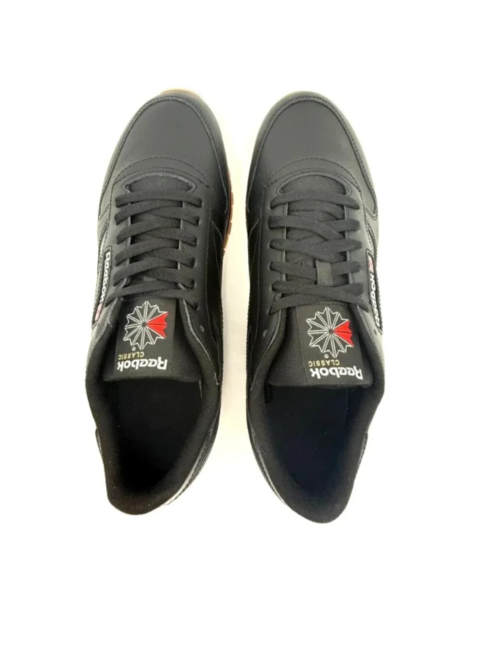 Reebok Classic Leather Black Gum Men's Shoes Sneakers
